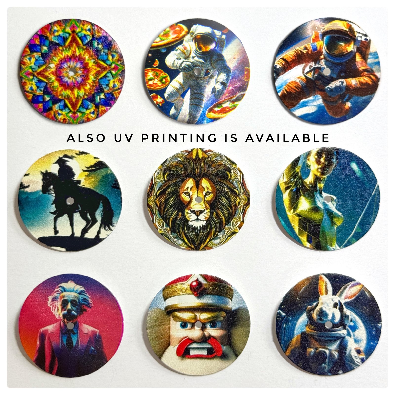 Trin 6B – UV-print af billede på skiven