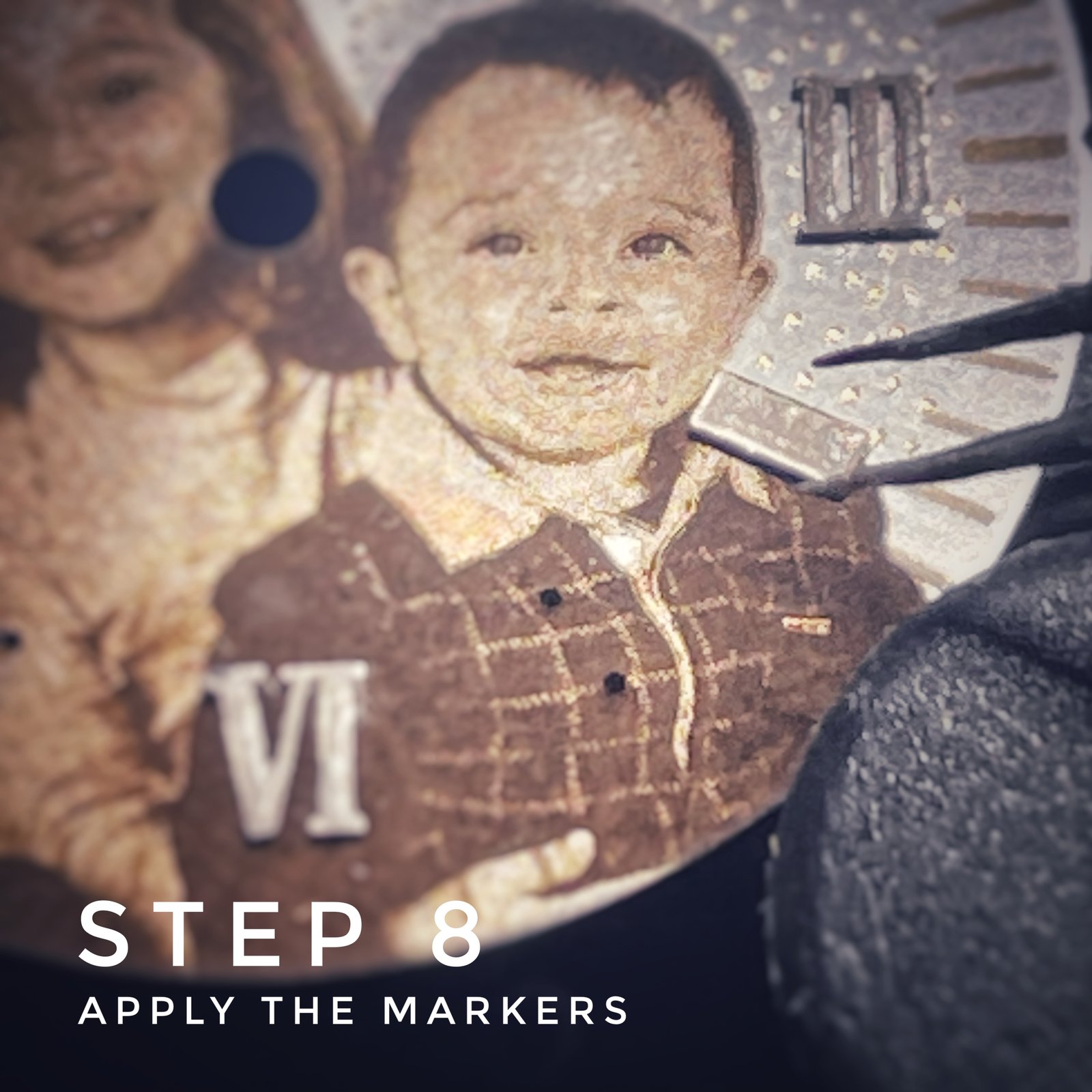 Trin 8 – Montering af markeringer i hånden